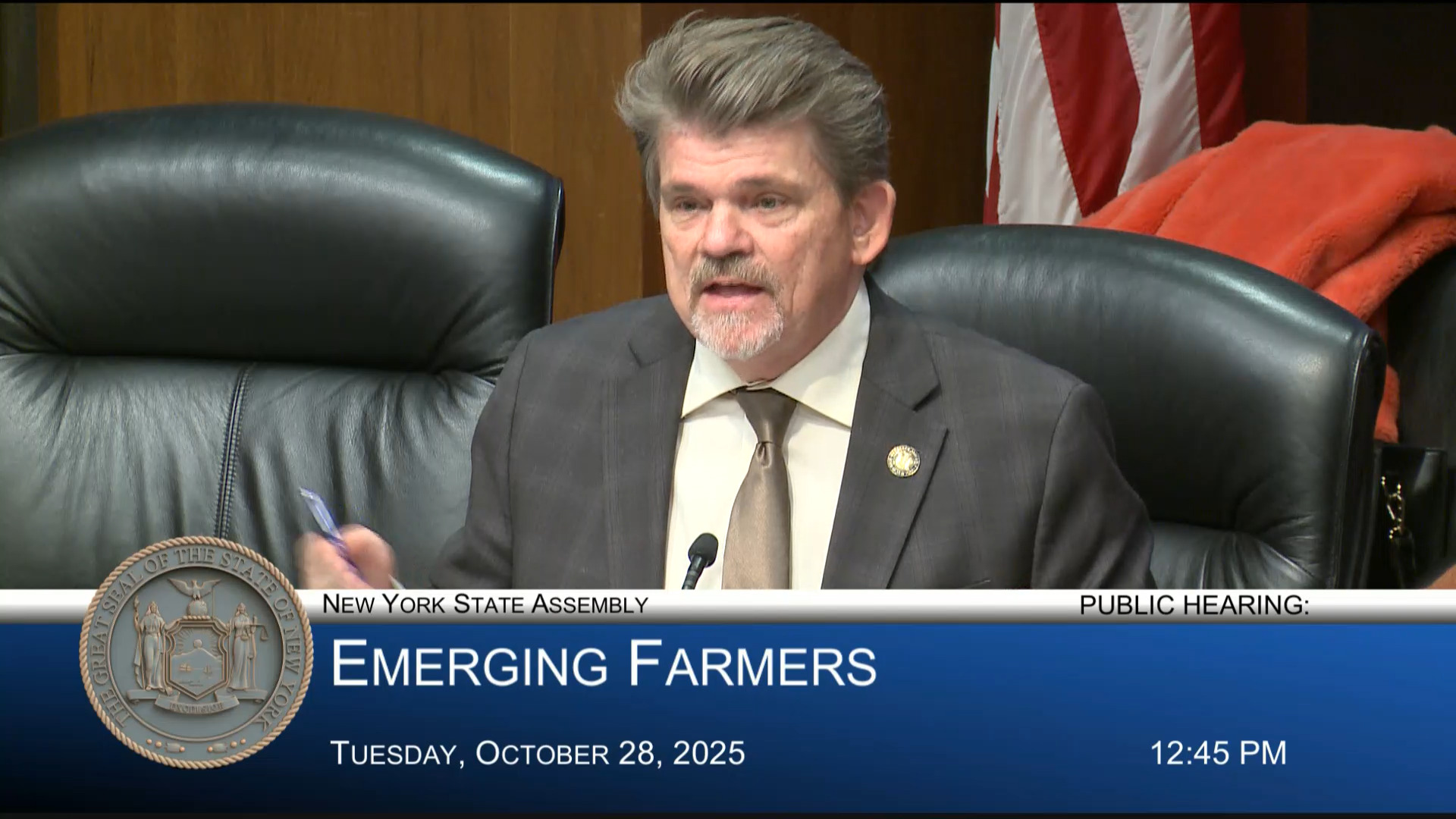 Young Farmers Testify at Public Hearing Examining Programs Which Assist Young and Emerging Farmers