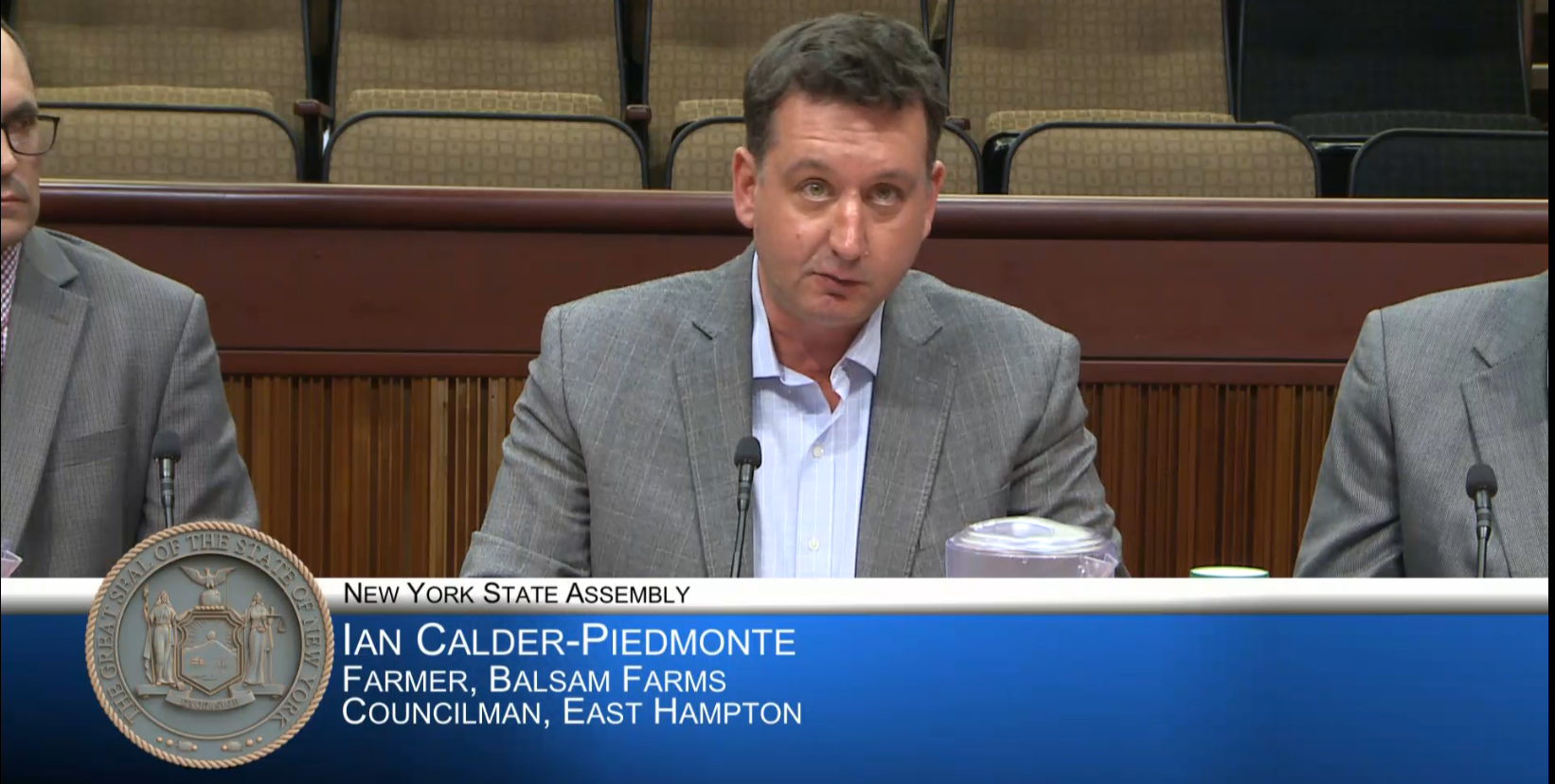 East Hampton Farmer Testifies at Public Hearing Examining Programs which Assist Young and Emerging Farmers.