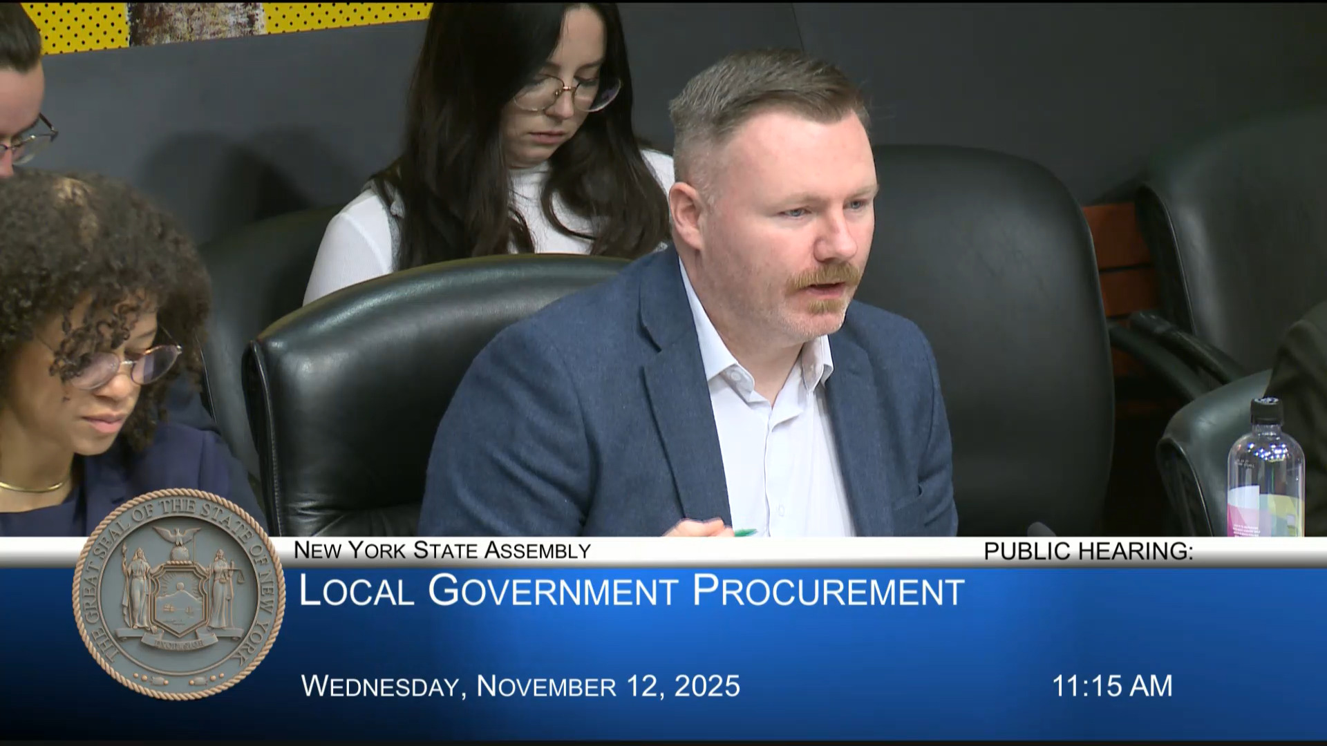 NYCOM Representatives Testify at Public Hearing on Current Local Government Procurement Laws