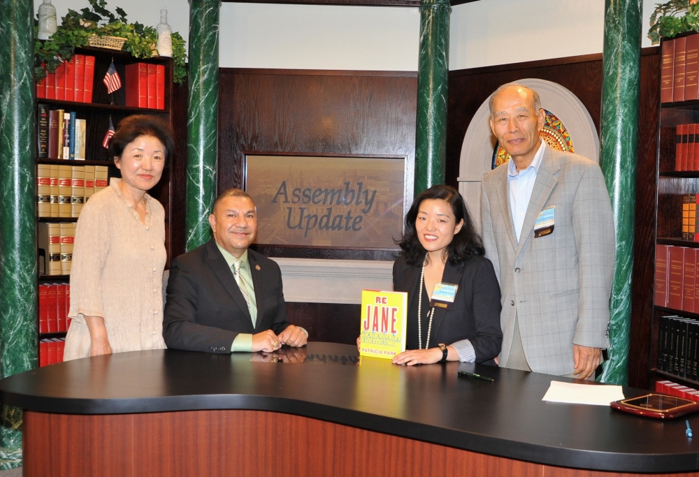 In honor of Asian Heritage Month, Assemblyman Ramos hosts Patricia Park on his cable television show Assembly Update.