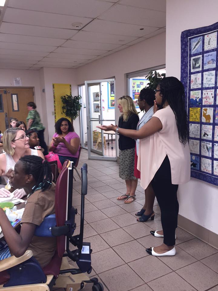 Assemblywoman KJP learns Sign Language at the Clearly School for the Deaf