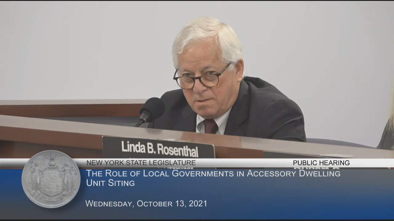 Public Hearing on the Role of Local Governments in Accessory Dwelling Unit Siting