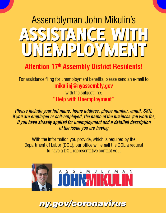 Assistance With Unemployment