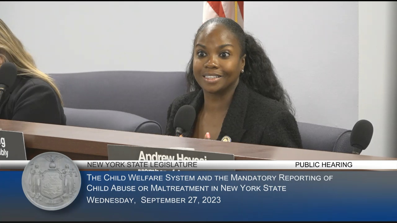 NYC Children Services Commissioner Testifies at Hearing on the Child Welfare System and Mandatory Reporting of Child Abuse or Maltreatment in NYS