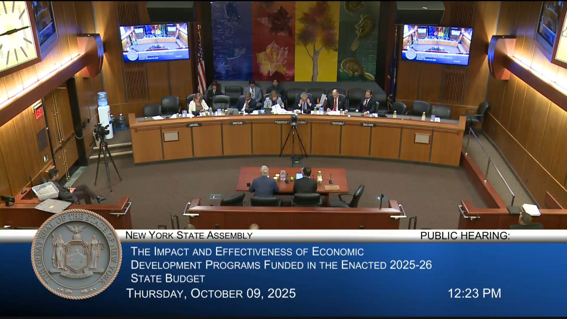 Trade Organization Representatives Testify at Hearing on Impact of Economic Development Programs funded in New State Budget