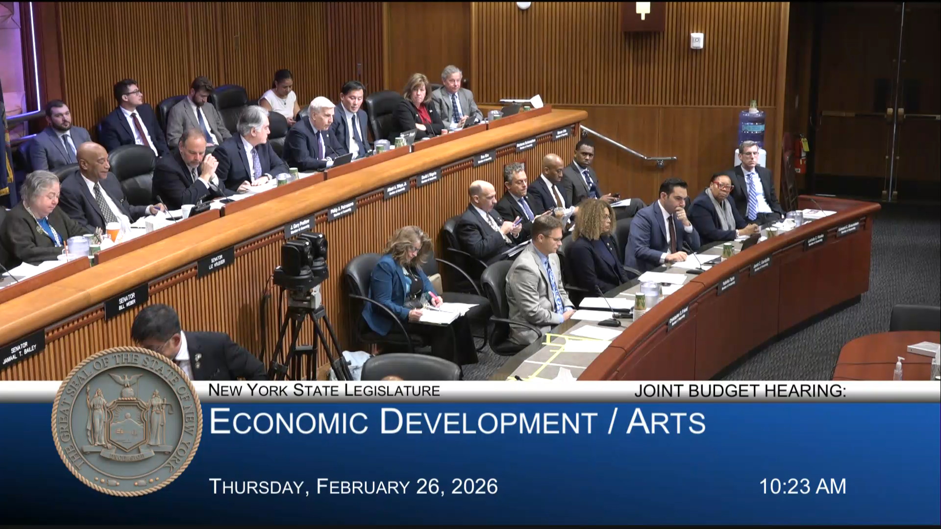 NYS DFS Acting Superintendent Testifies During Budget Hearing on Economic Development/Arts