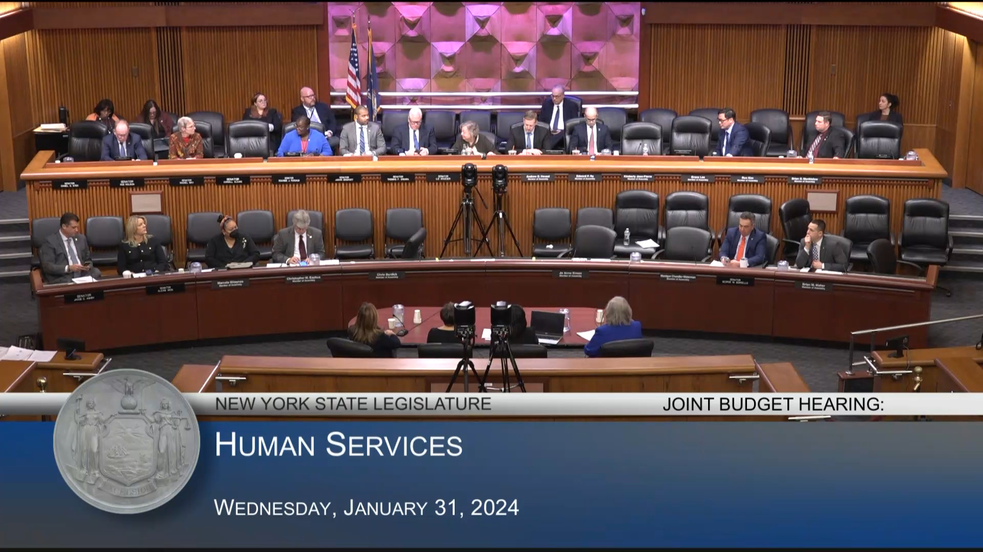 Advocates Testify During Budget Hearing on Human Services