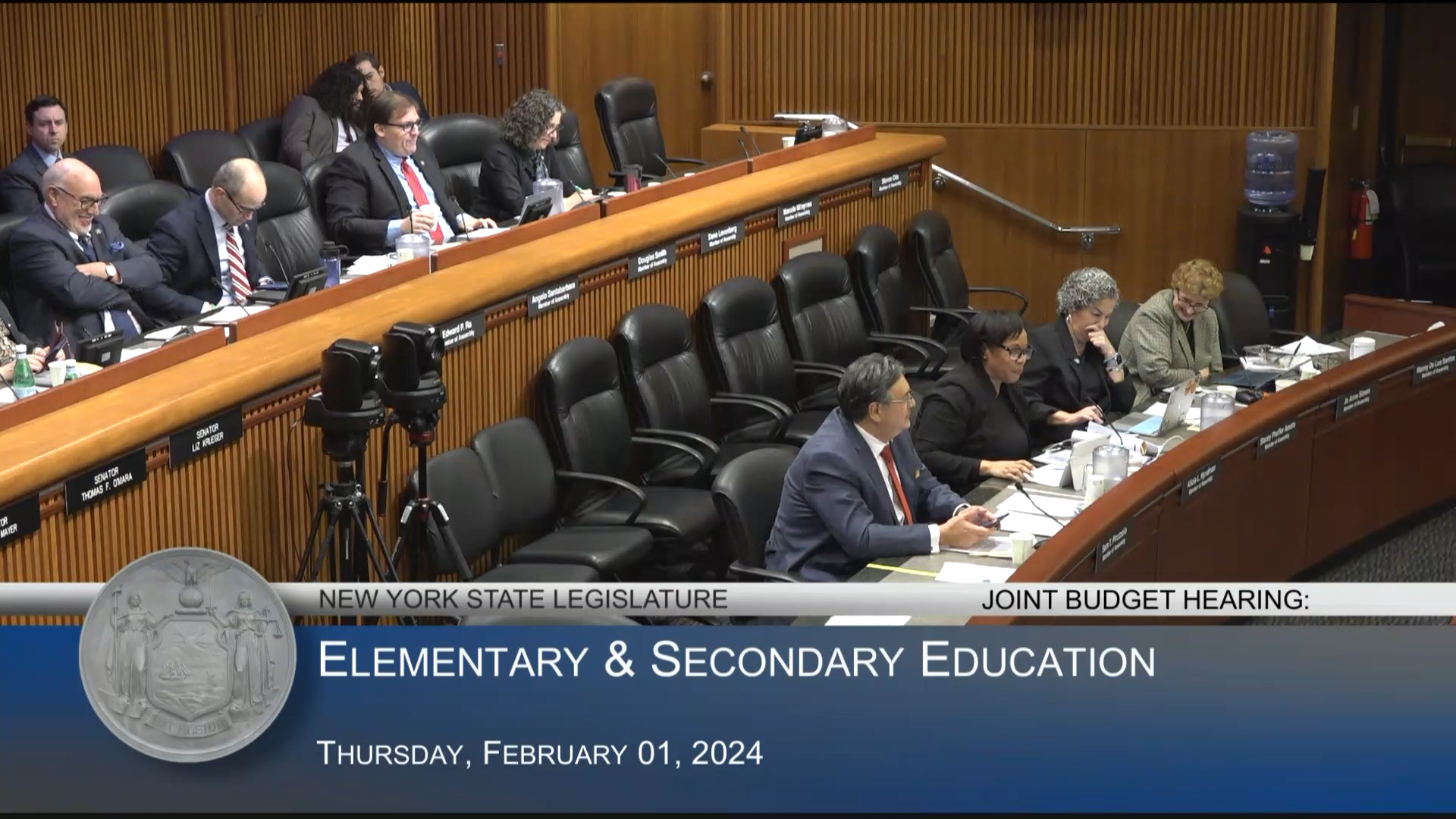 Teachers Union Officials Testify During Budget Hearing on Elementary and Secondary Education