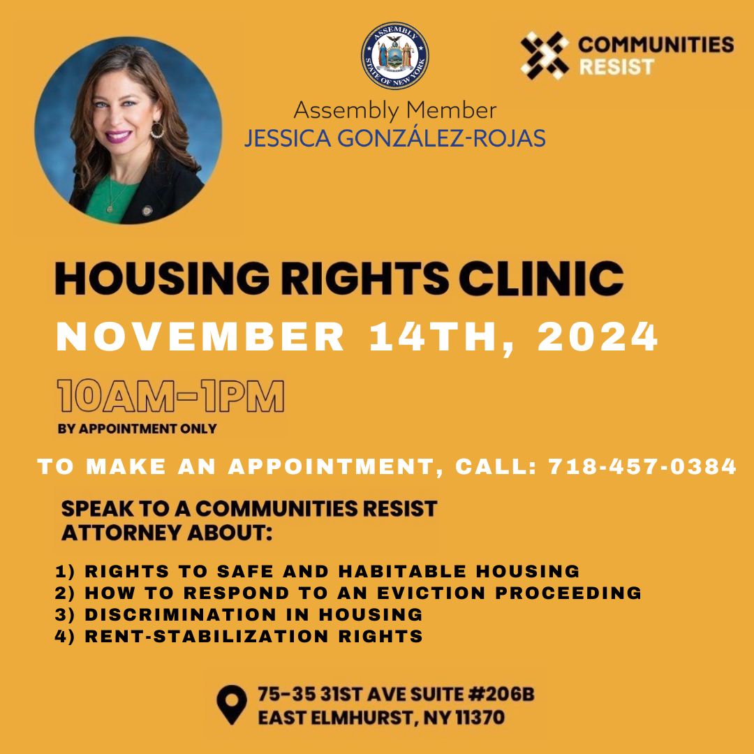 Housing Rights Clinic – November 14