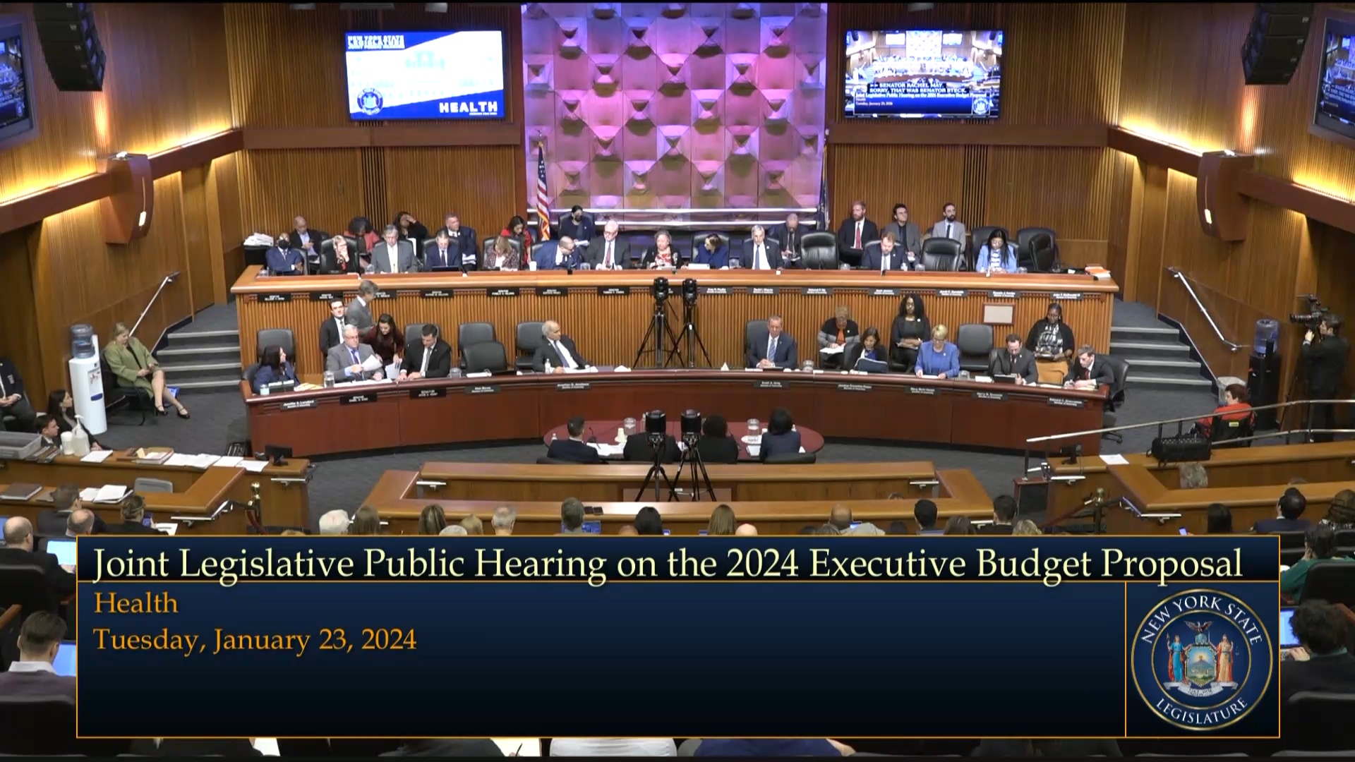 Gonzalez-Rojas Questions Government Officials During Budget Hearing on Health