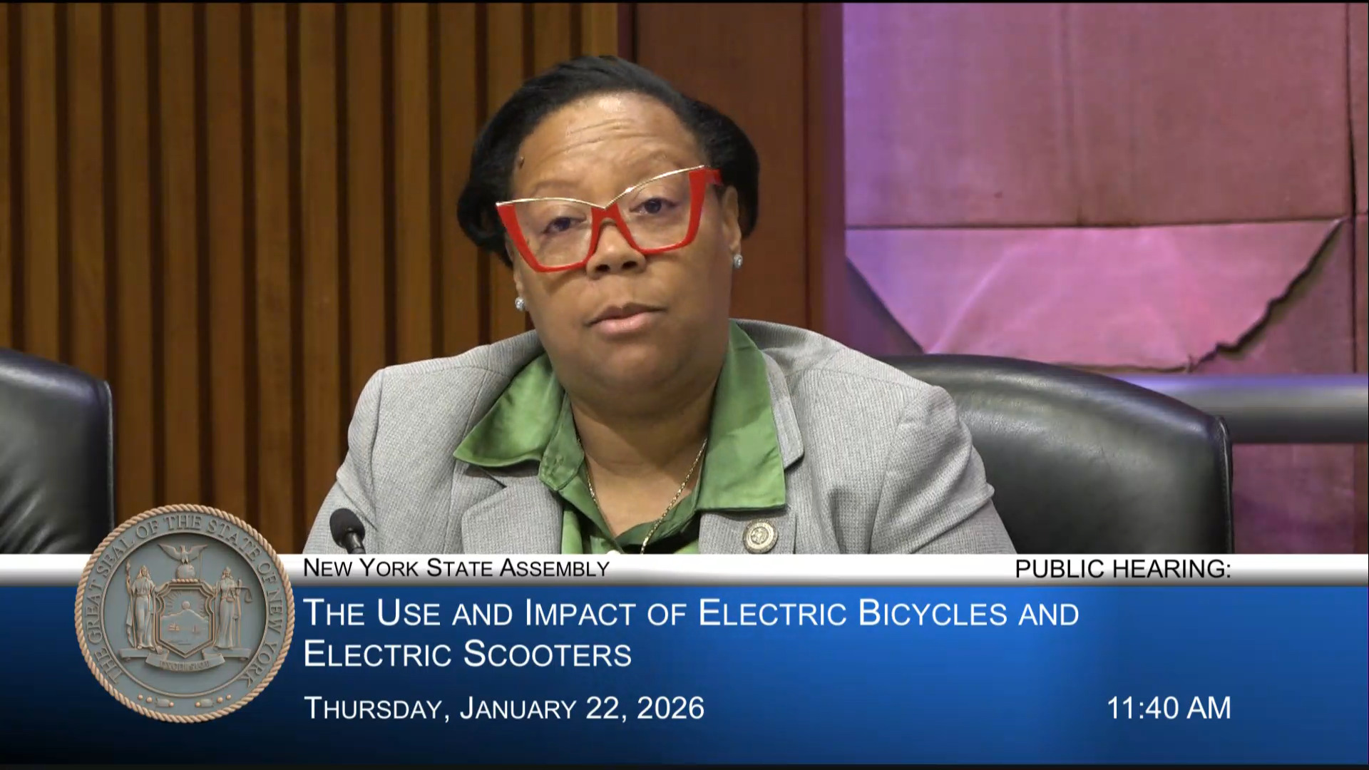 Lyft Urban Solutions/Citi Bike Spokesperson Testifies During Hearing on Effects E-bikes and E-Scooters Have on Mobility, Traffic and Public Safety