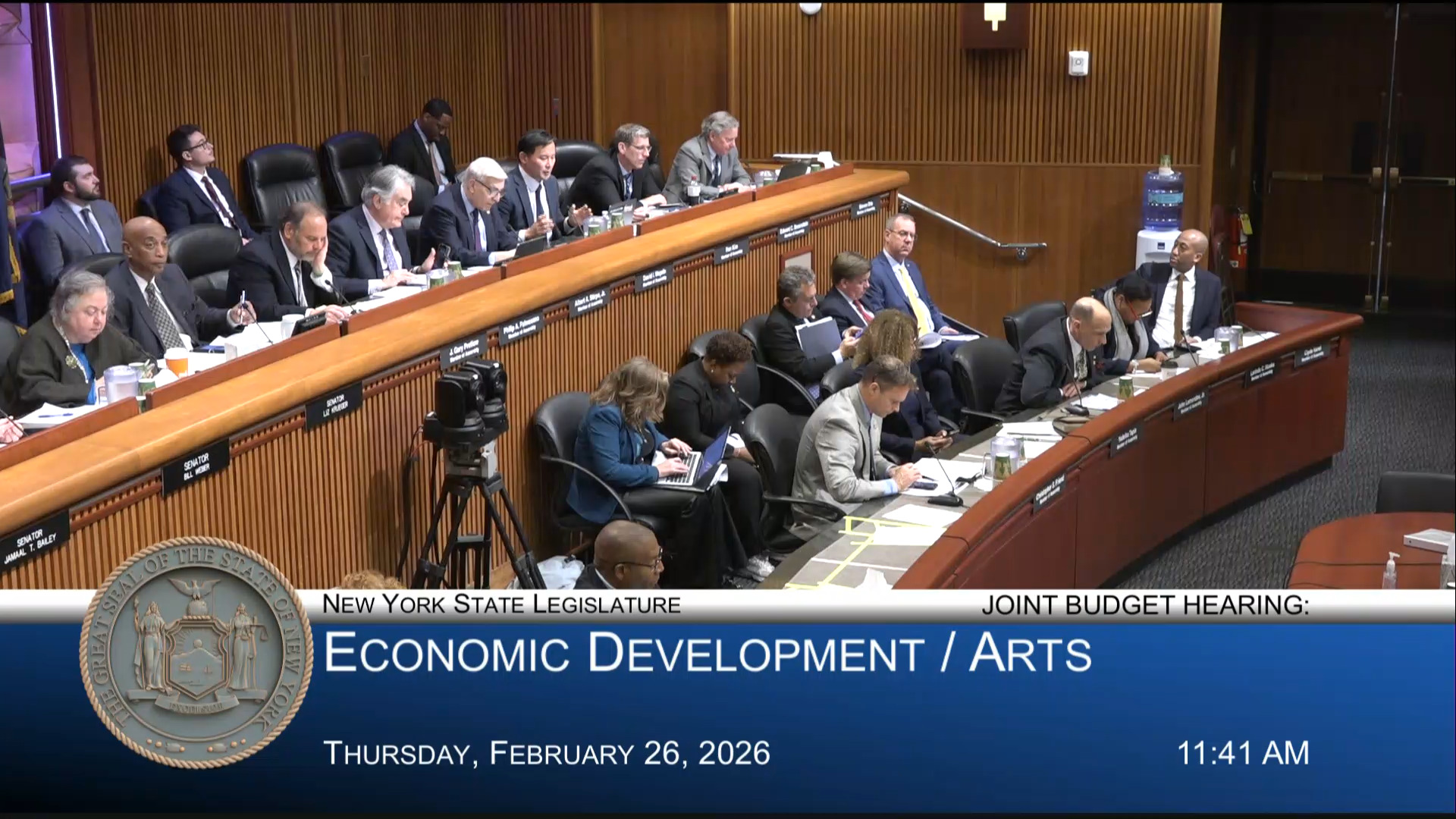ESD President Testifies During Budget Hearing on Economic Development/Arts