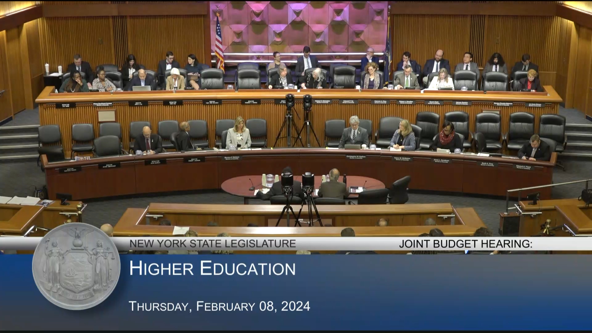 SUNY and CUNY Chancellors Testify During Budget Hearing on Higher Education