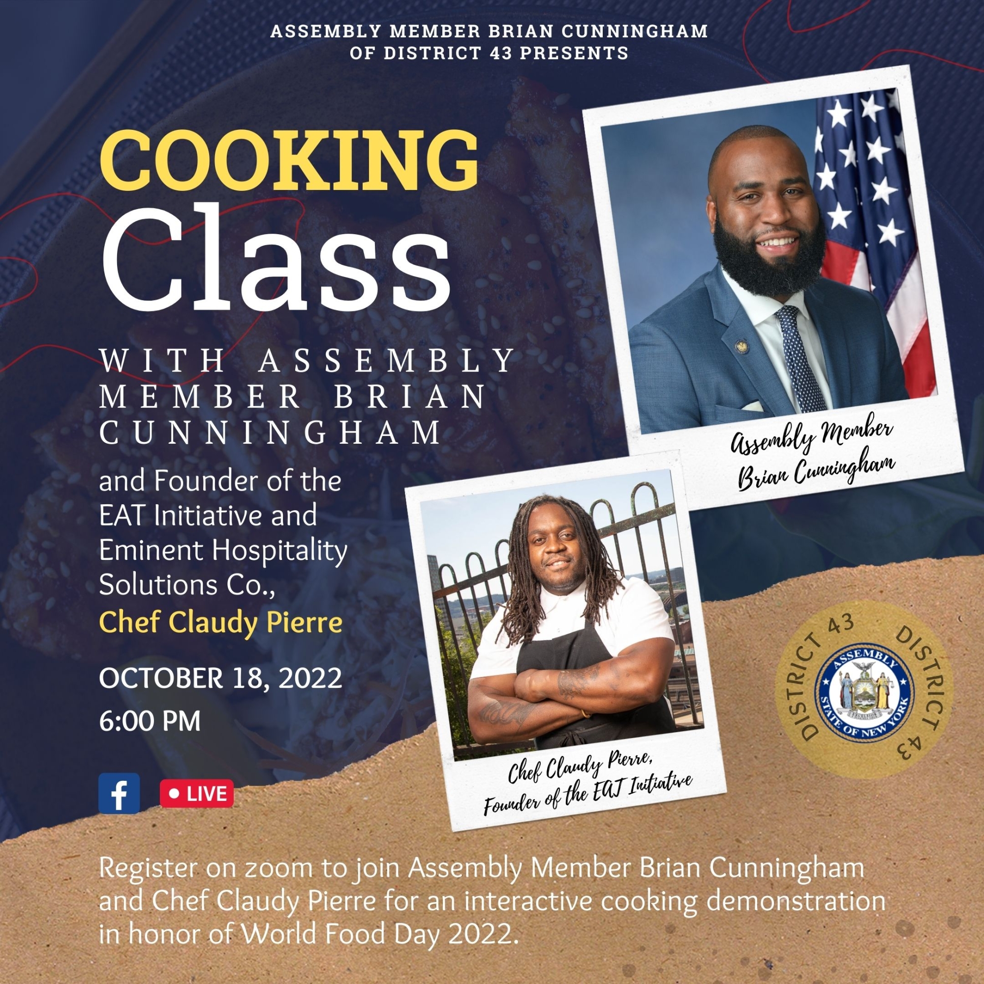 Cooking Class Oct 18, 2022