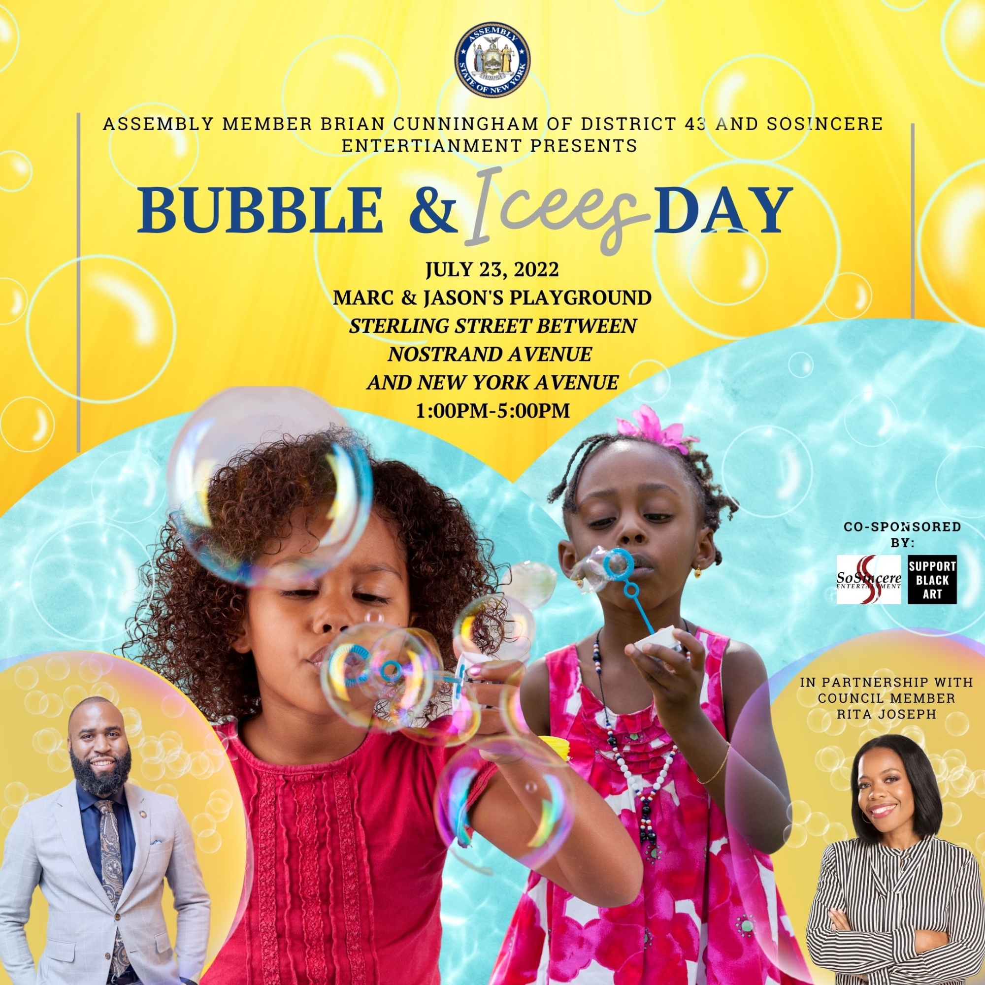 Bubble and Icees Day July 2022
