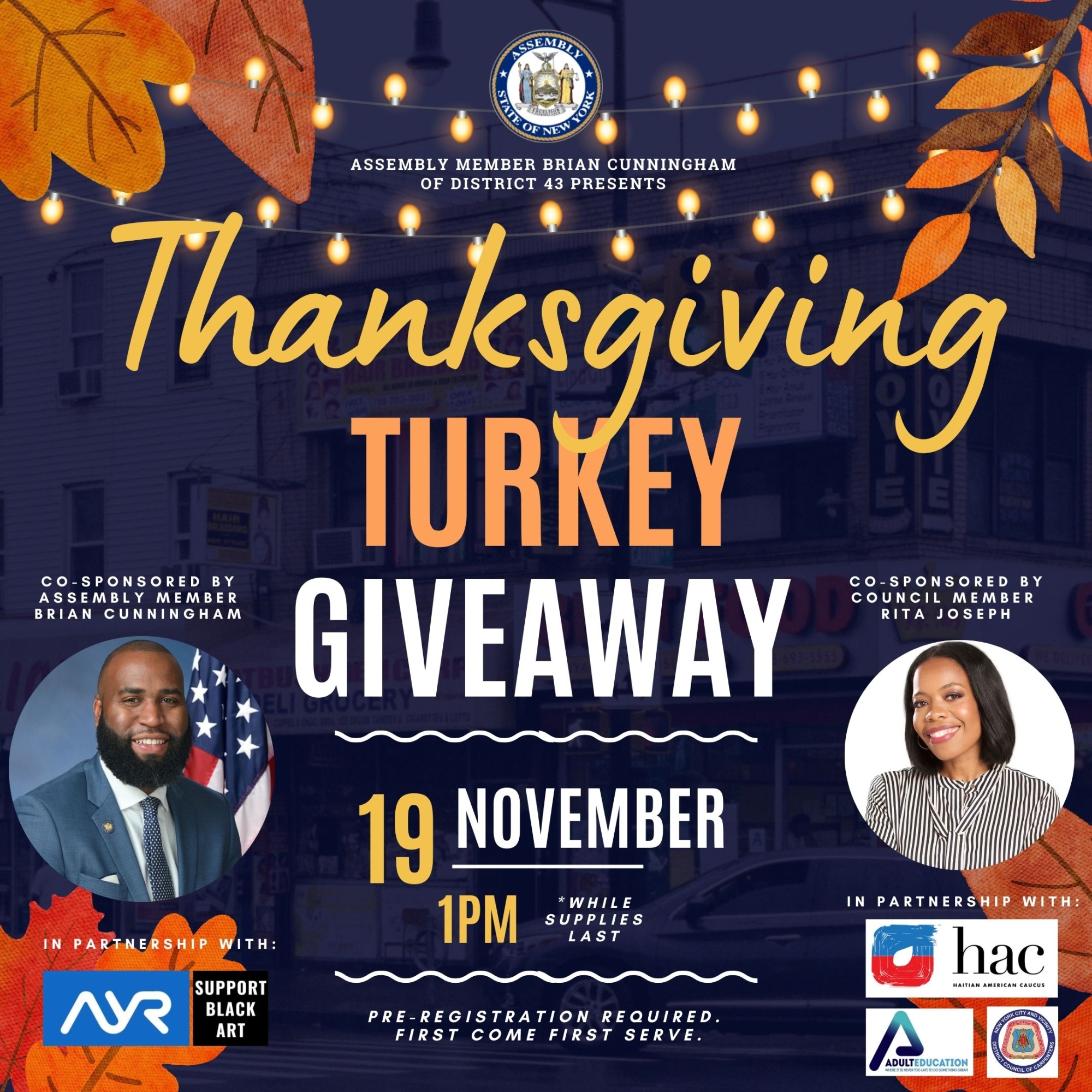Thanksgiving Turkey Giveaway November 19, 2022
