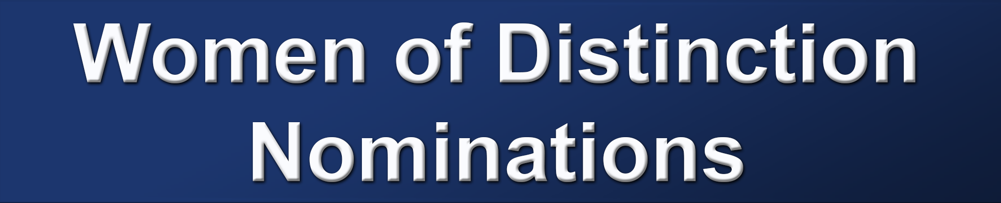 2026 Women of Distinction Nominations
