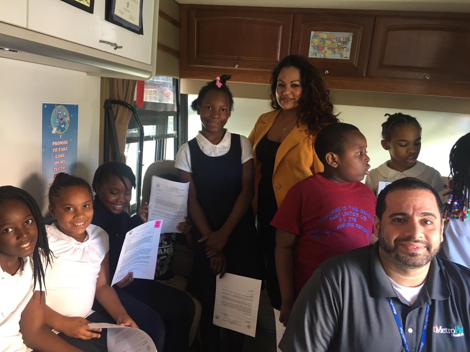 Colgate Bright Smiles, Bright Futures in conjunction with Assembly member Jaime Williams showcase the importance of good oral health habits with students from P.S 276.