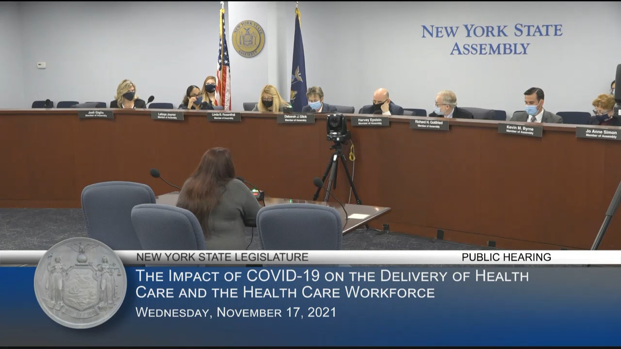 Nurses Association Director Testifies at Hearing On the Impact of COVID-19 On the Delivery of Healthcare and the Workforce