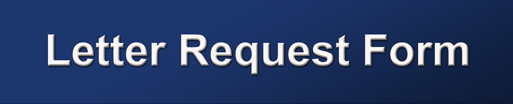 Letter Request Form