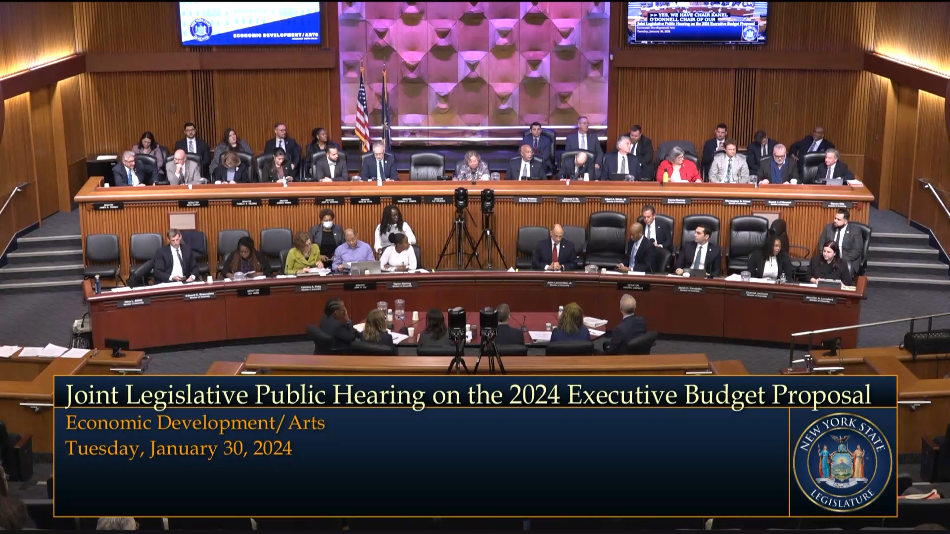 NYS Council on the Arts Director Testifies During Budget Hearing on Economic Development