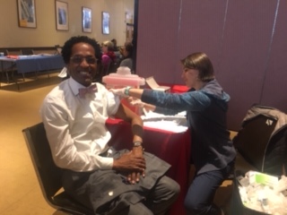 On October 24, 2018, Assemblymember Al Taylor received his free flu vaccination as part of an event were at the Hebrew Tabernacle located at 551 Fort Washington Avenue in collaboration with Columbia-P