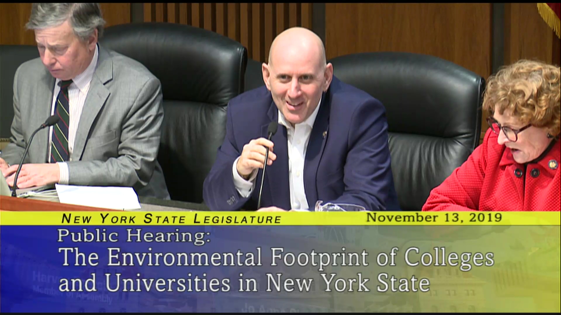 Public Hearing on Environmental Footprint of Colleges and Universities in NY