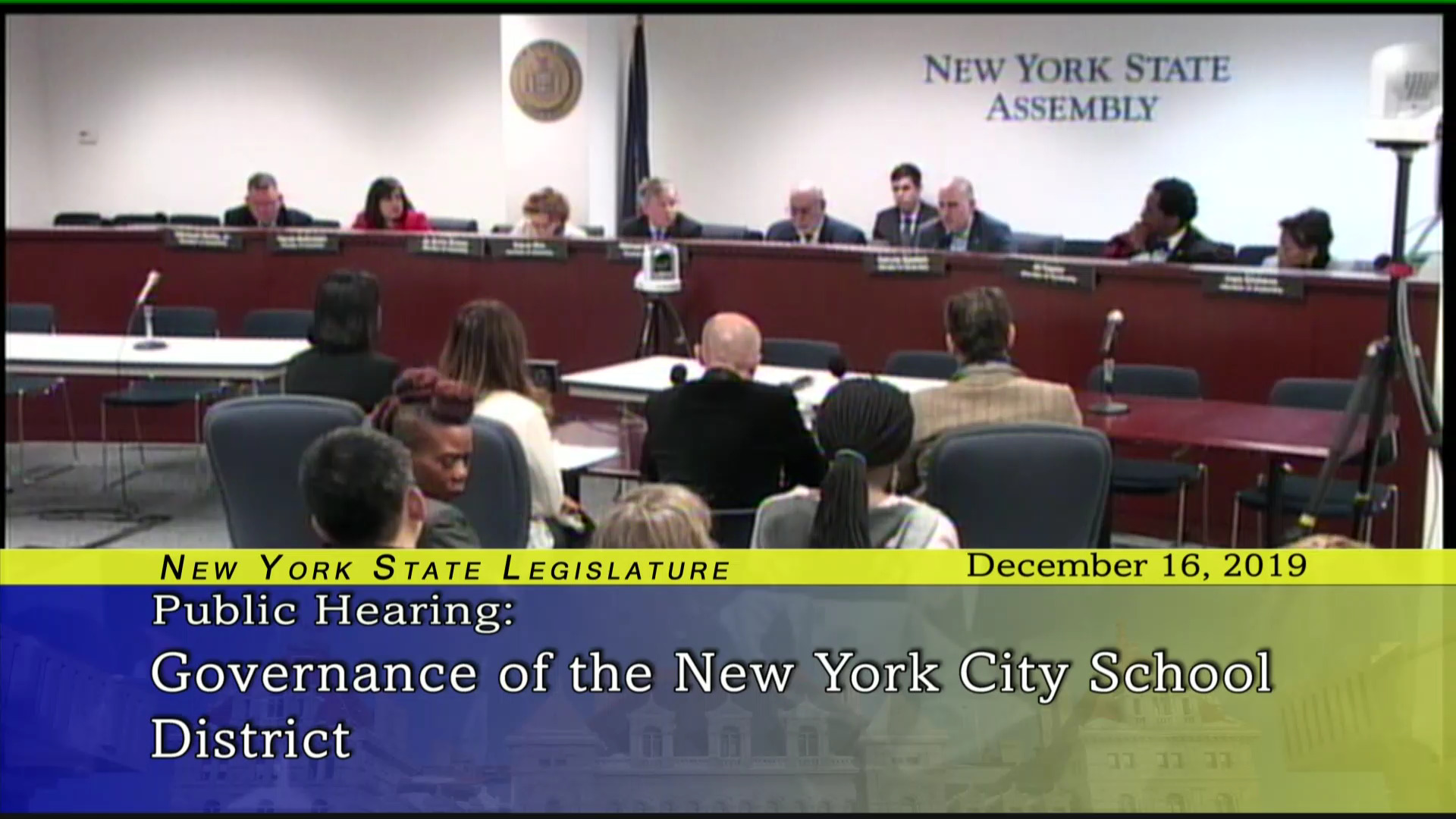 Public Hearing On Governance of the New York City School District (1)