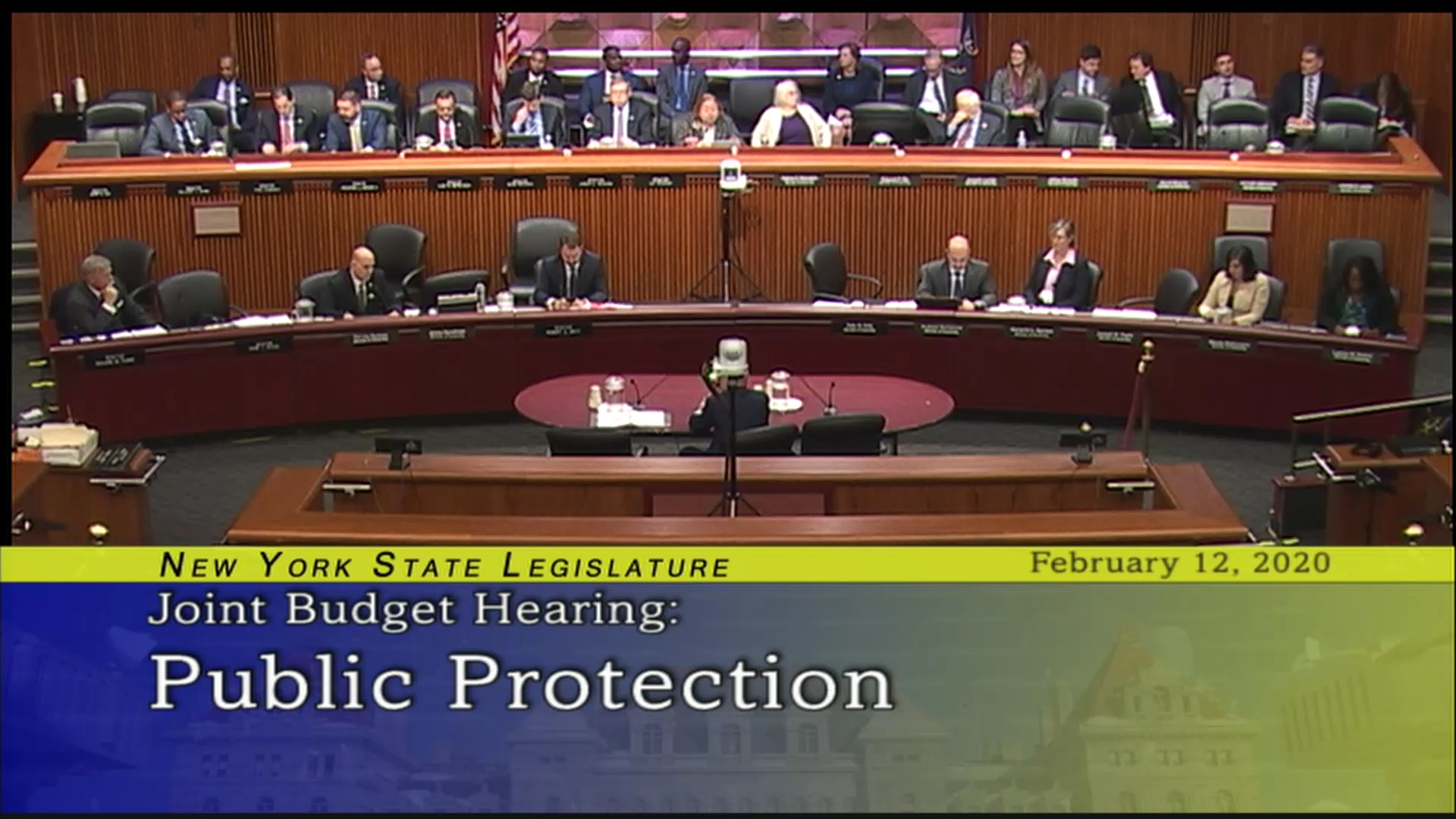 2020 Joint Budget Hearing on Public Protection