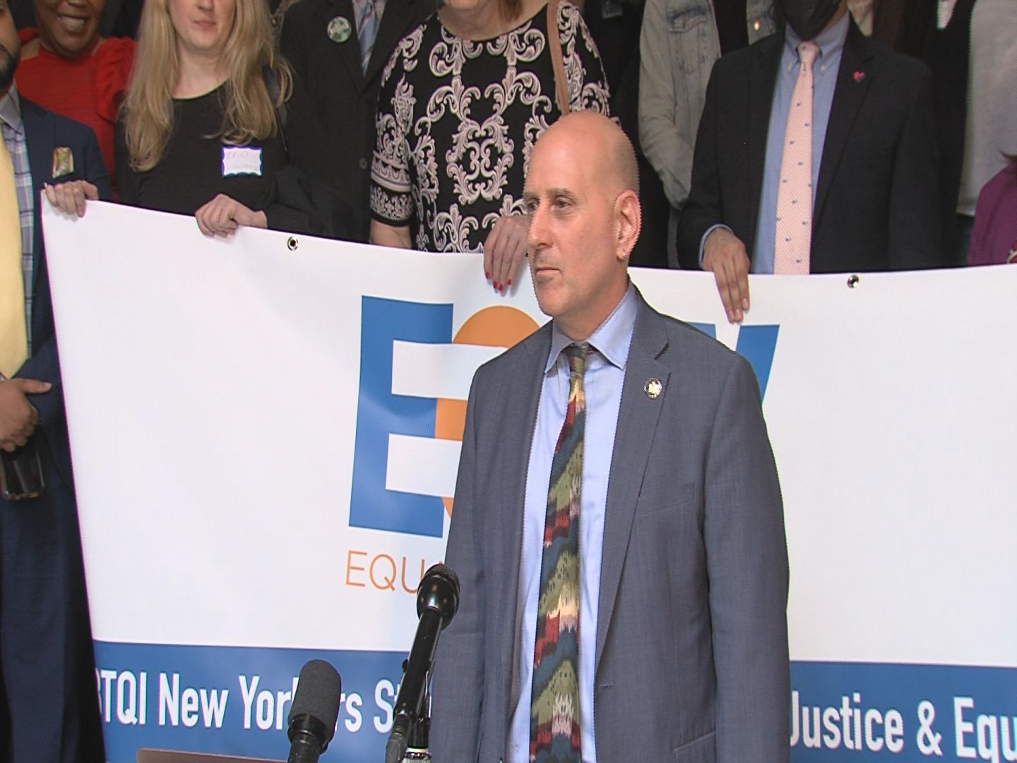 Epstein Speaks Out at Equality NY Press Conference