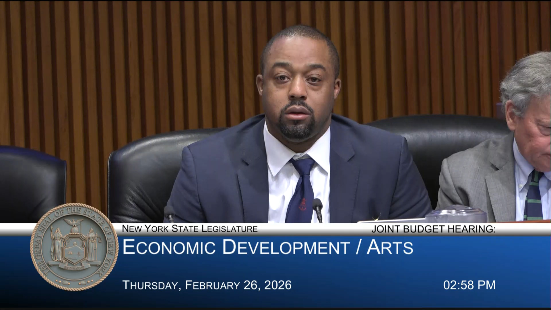 NYS OCM Acting Executive Director Testifies During Joint Budget Hearing on Economic Development/Arts
