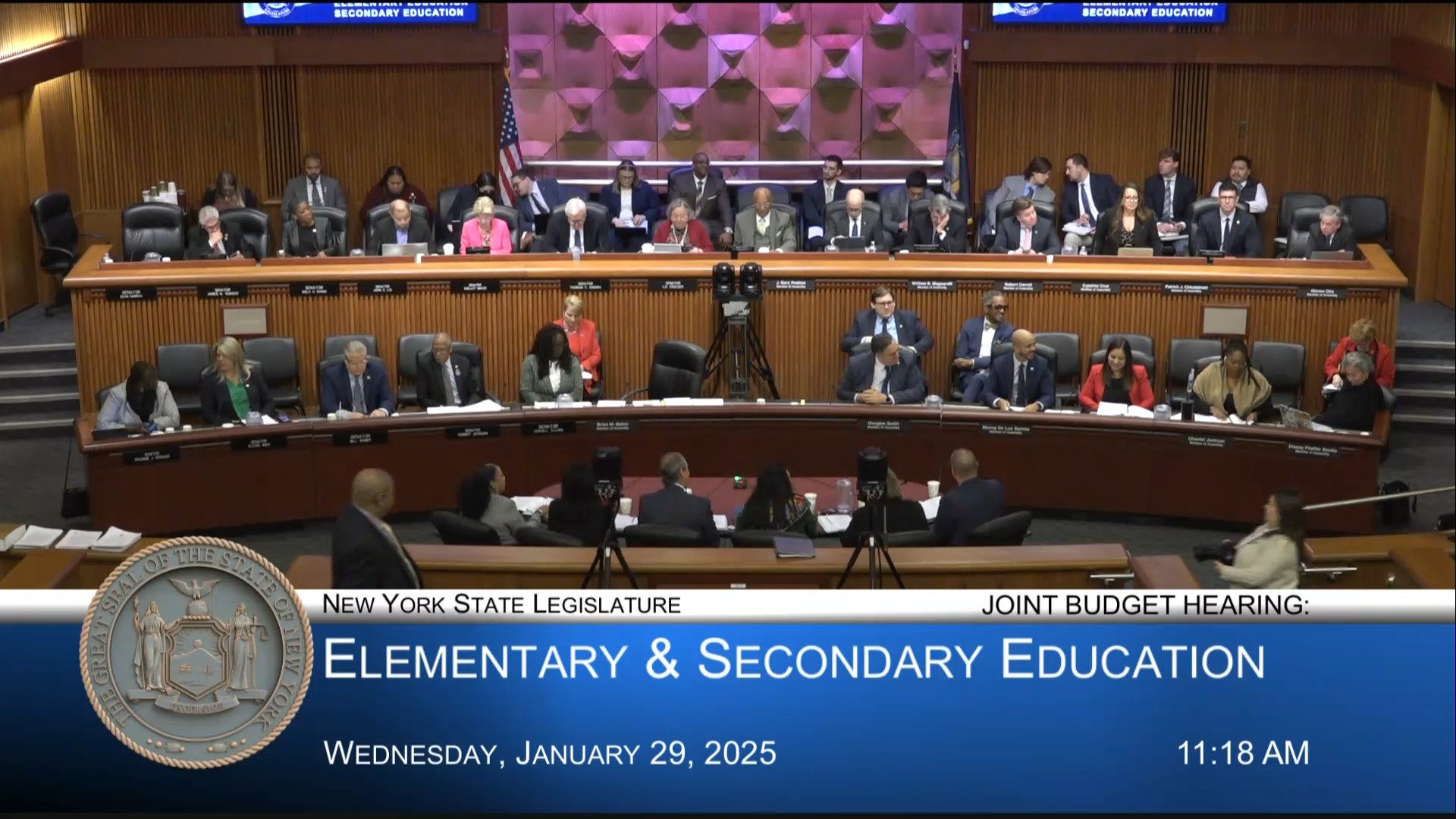 Education Commissioner Testifies During Budget Hearing on Elementary and Secondary Education