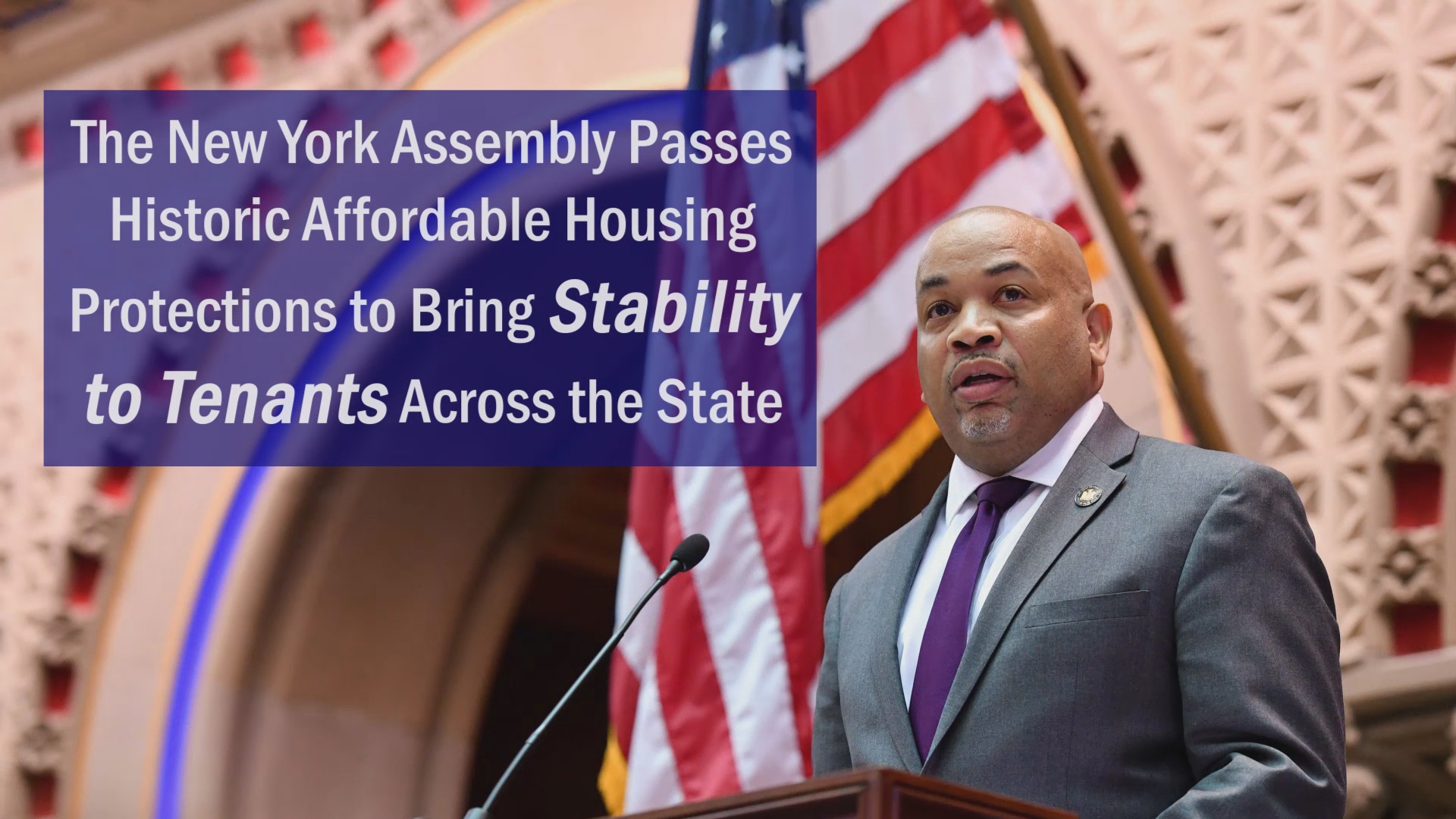 Assembly Passes Historic Tenants Rights Legislation