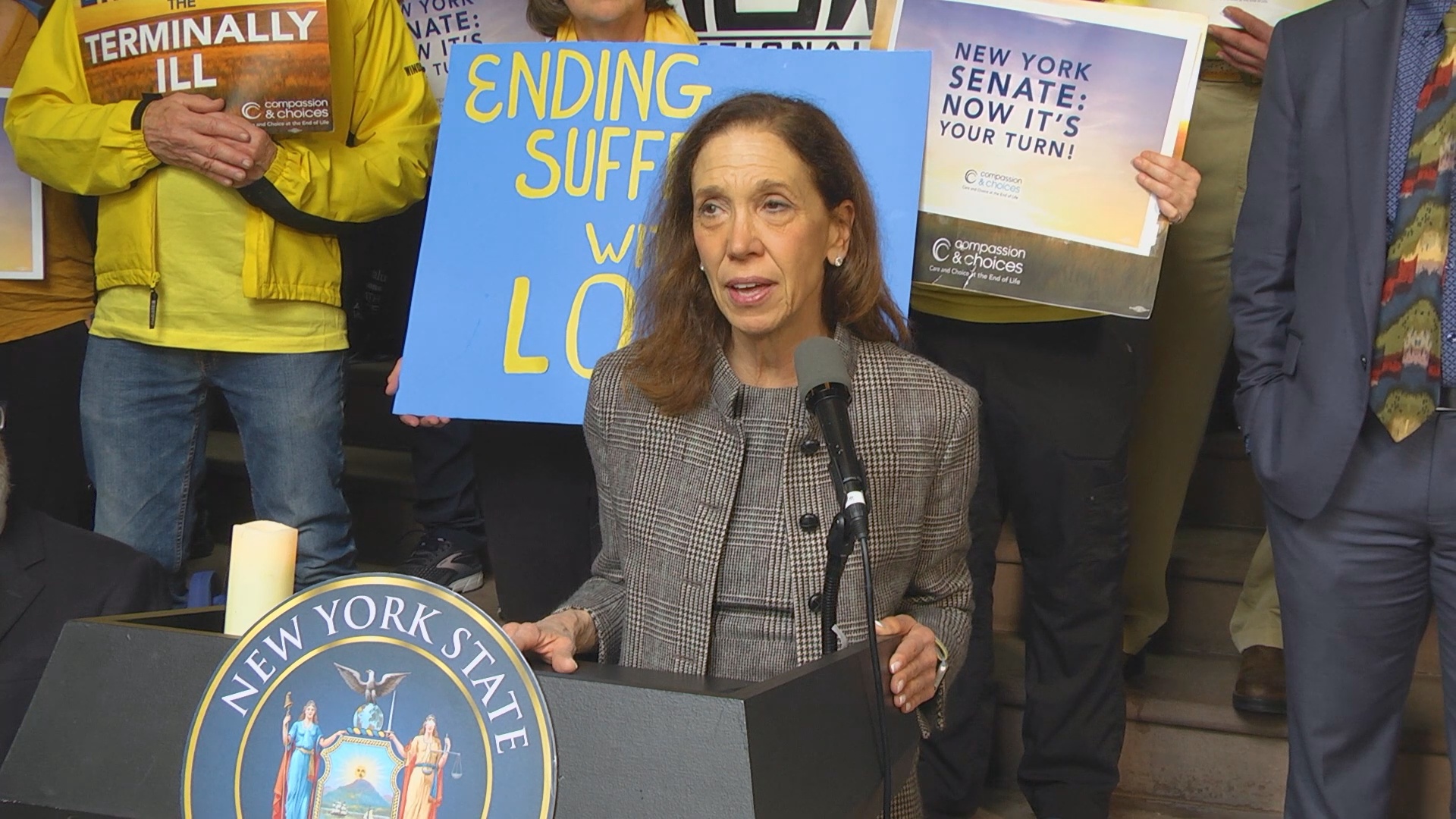 Paulin Calls on State Senate to Pass Medical Aid in Dying Act