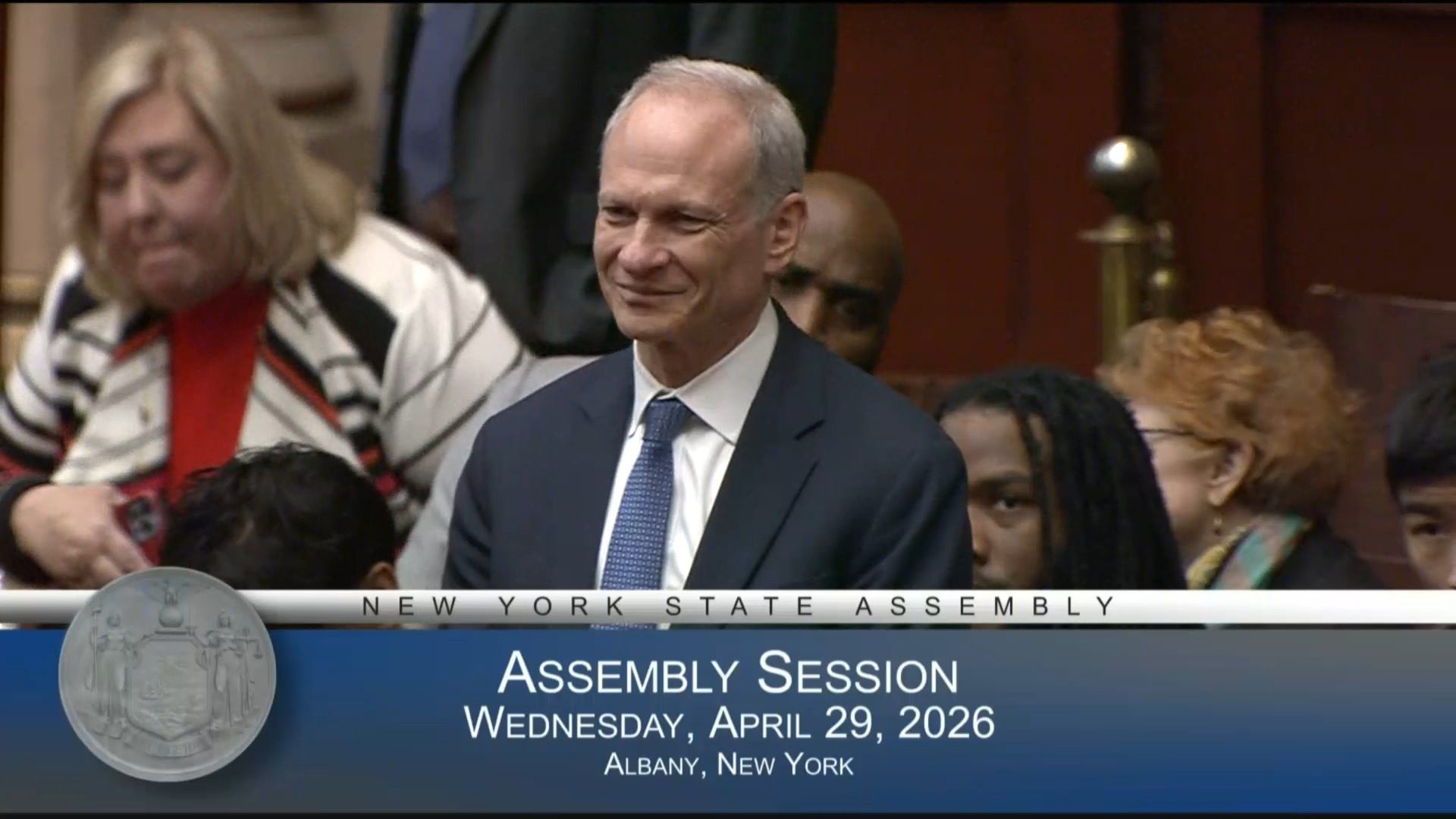 Paulin Welcomes Mayor Brash to the Assembly