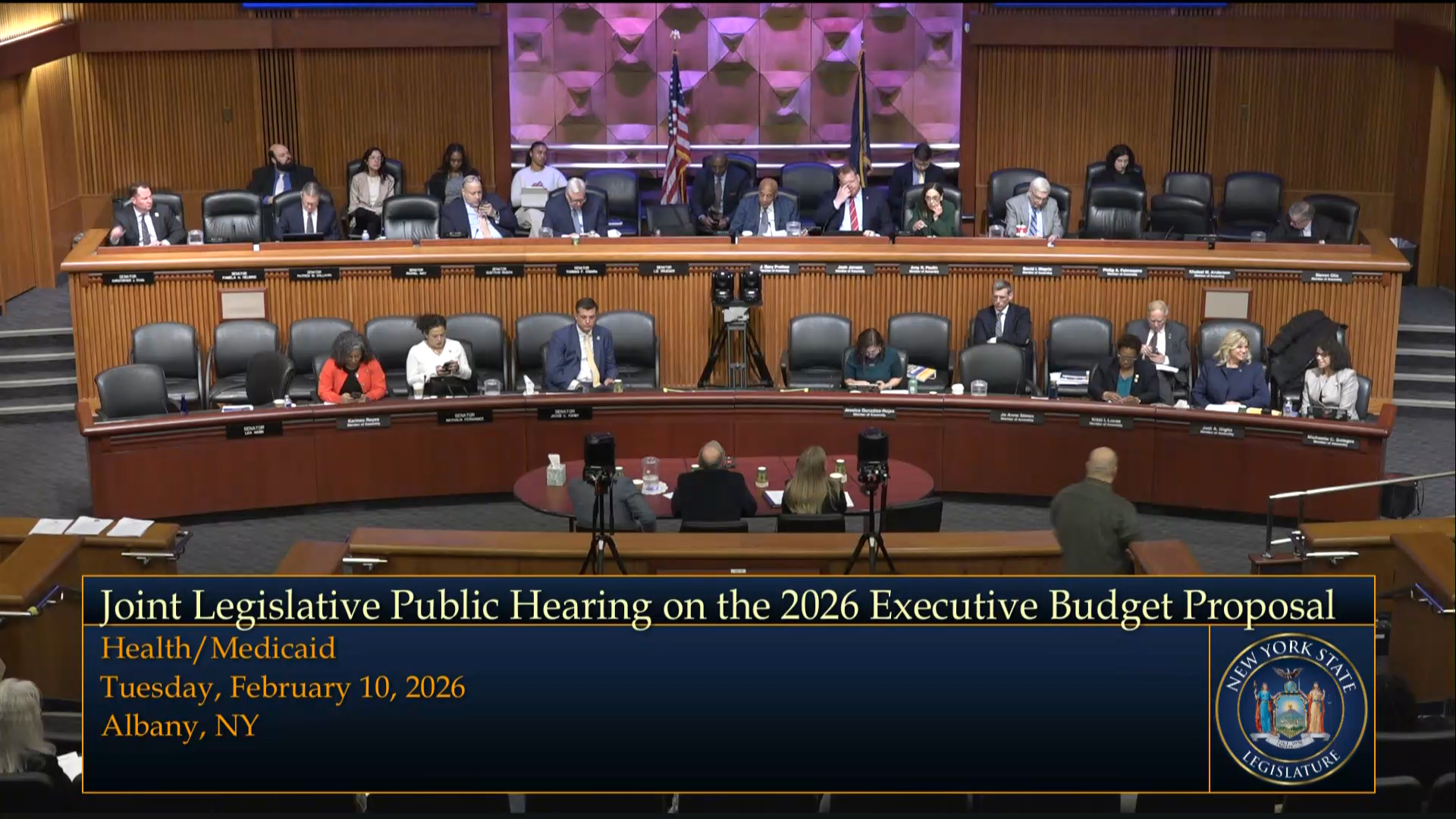NYS Dept. of Health Medicaid Director Testifies During Budget Hearing on Health and Medicaid