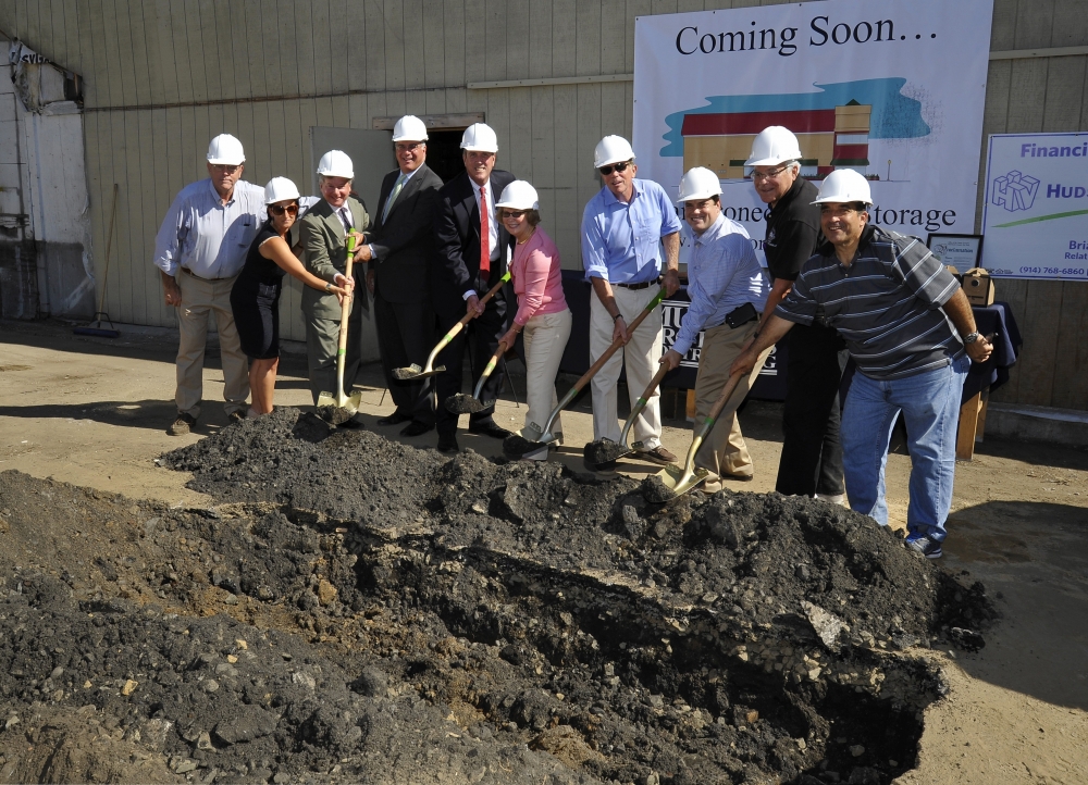 Assemblyman Otis participates in the ground-breaking of the latest venture of Murphy Brothers Contracting, Mamaroneck Self-Storage. This state-of-the-art green building storage facility is scheduled t