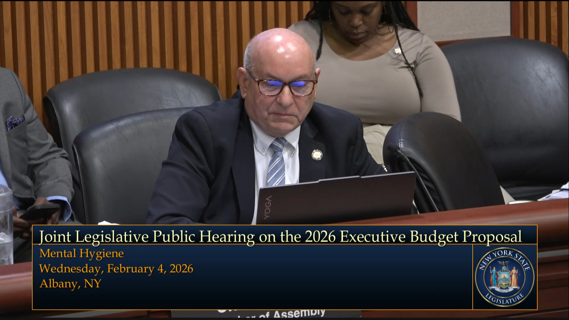 Mental Health Commissioner Testifies during a Joint Budget Hearing on Mental Hygiene