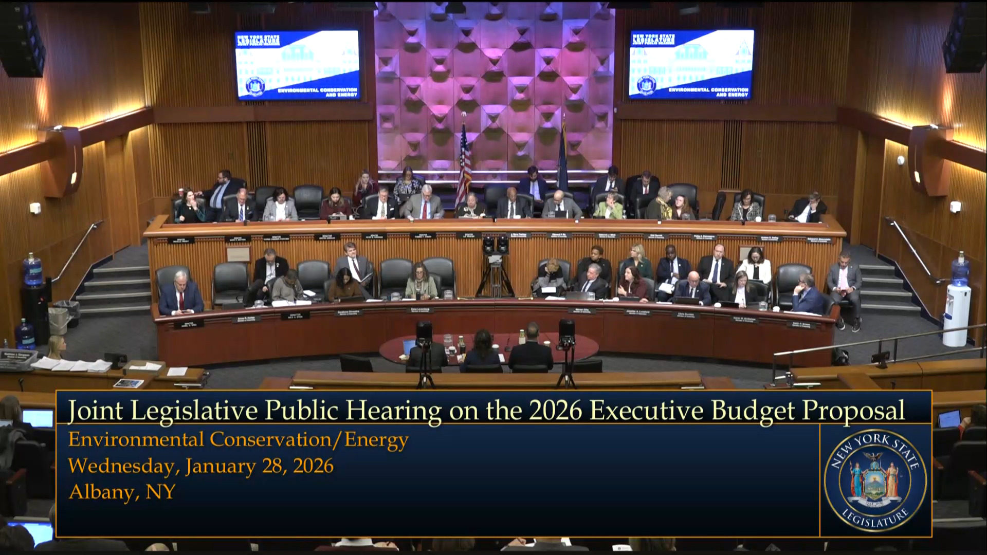 DEC Commissioner Testifies During Budget Hearing on Environmental Conservation