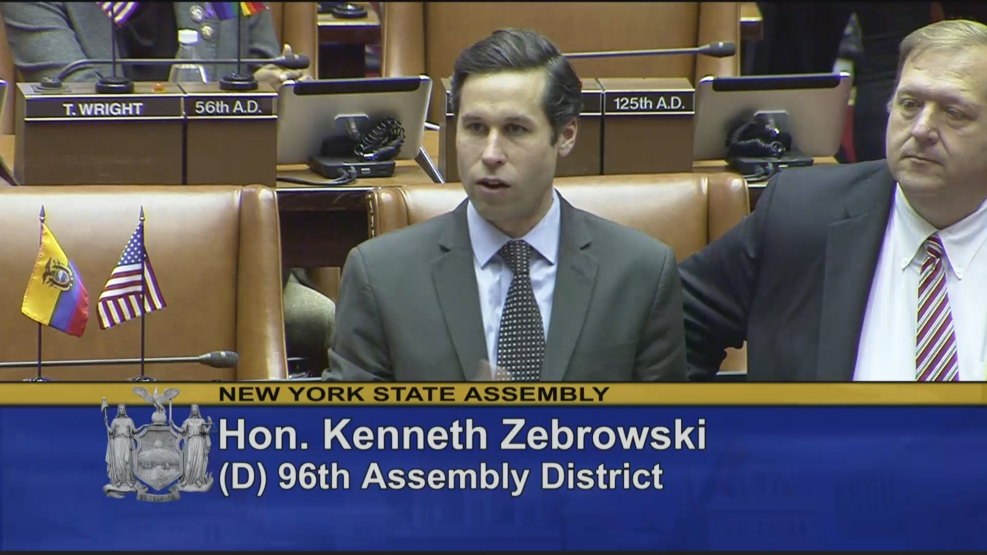 Welcoming Clarkstown Town Supervisor Hoehmann to the Assembly