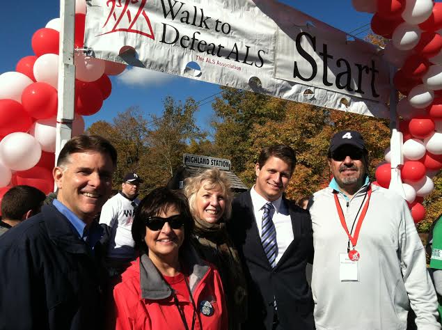 Assemblymember Didi Barrett participates in the Walk to Defeat ALS hosted by the ALS Association of Greater NY. Over $150,000 for ALS patients was raised at this event which took place on the Walkway