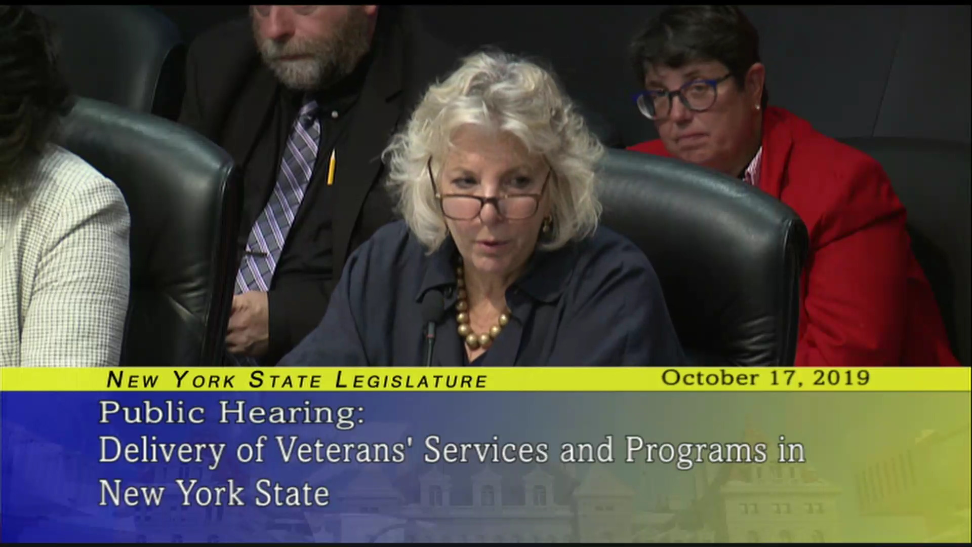 Assemblymember Barrett Questions NYS Div Vet Aff at Veterans Committee Hearing