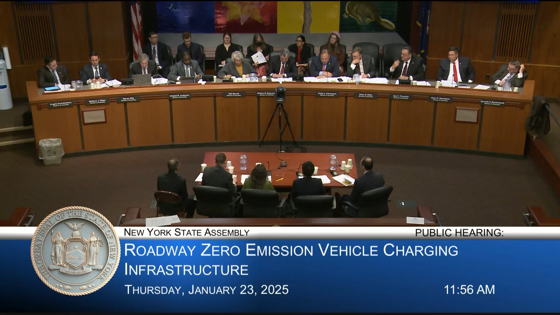 Barrett Questions Energy Company Representatives at Hearing on Availability of Charging Stations on NY Roadways