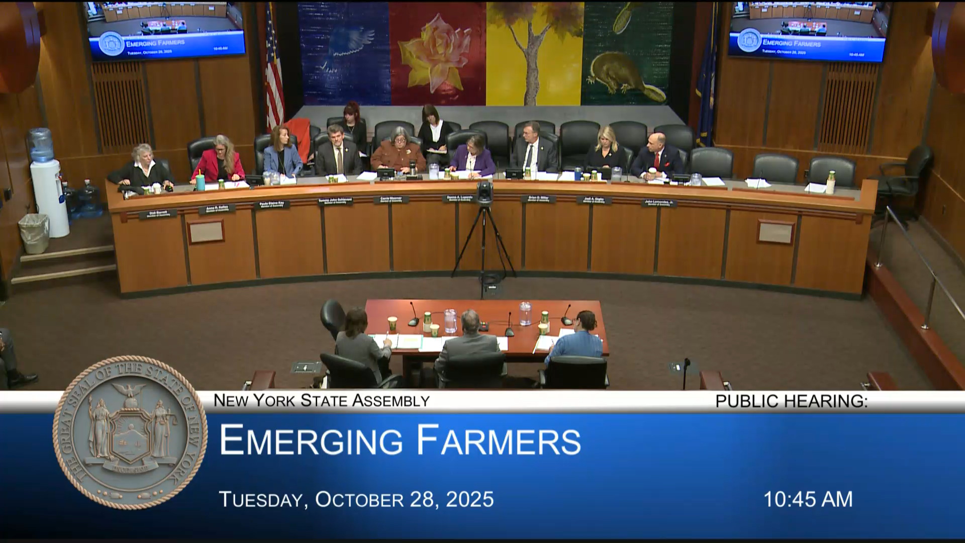 Ag Commissioner Testifies at Public Hearing Examining Programs Which Assist Young and Emerging Farmers