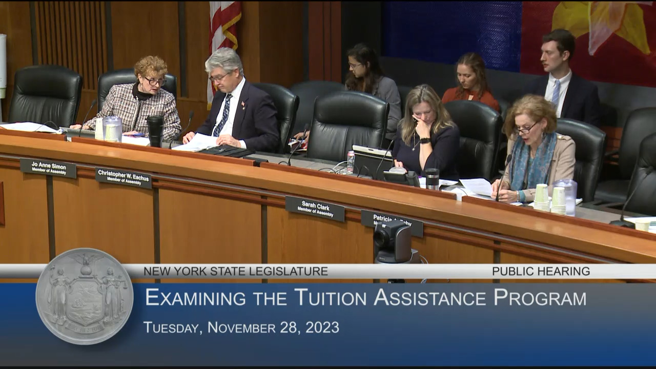 Commission on Independent Colleges and Universities President Testifies at Hearing on the NYS Tuition Assistance Program