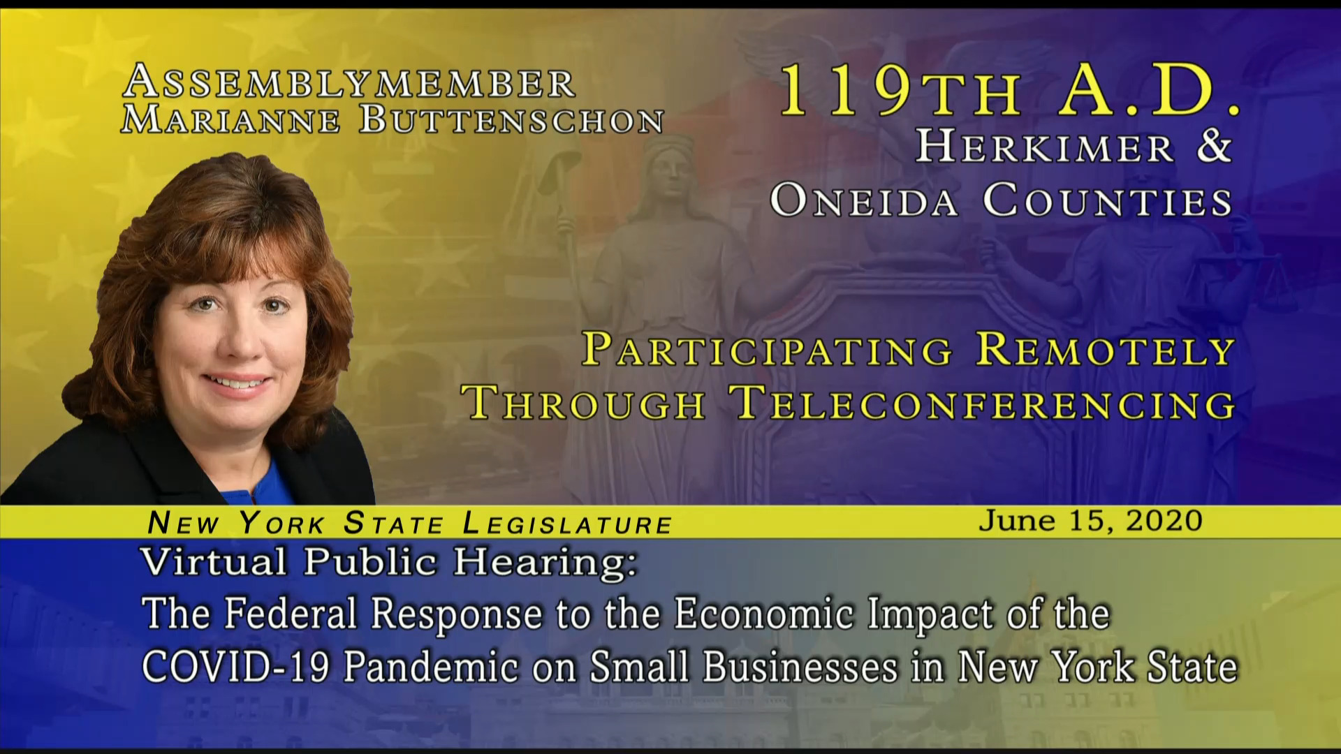 Public Hearing on Federal Response to COVID-19 Impact on Small Business and Farms
