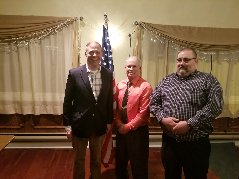 Assemblyman Will Barclay (R,C,I,Ref—Pulaski) recently attended the Oswego County Sportsmen Federation’s annual banquet where he discussed legislation proposed by downstate lawmakers that wou