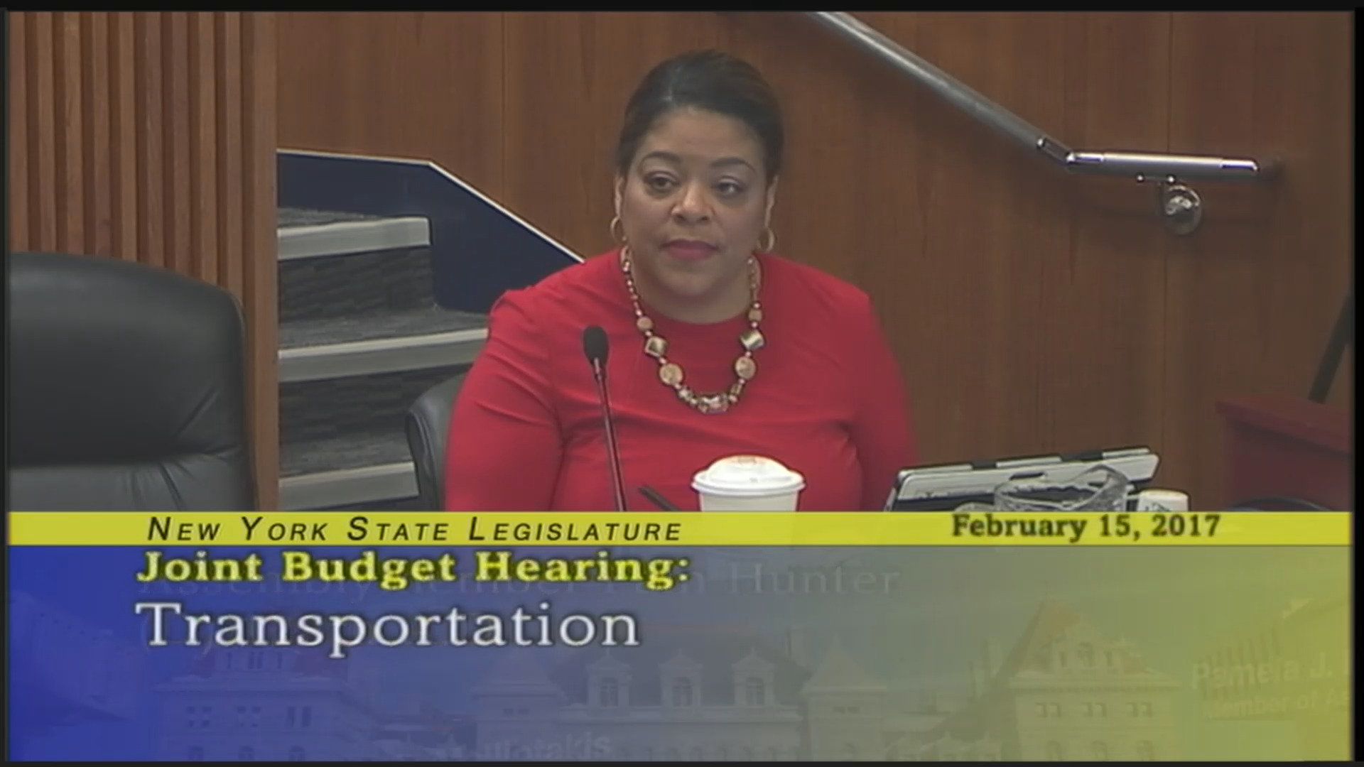 Joint Senate and Assembly Budget Hearing on Transportation