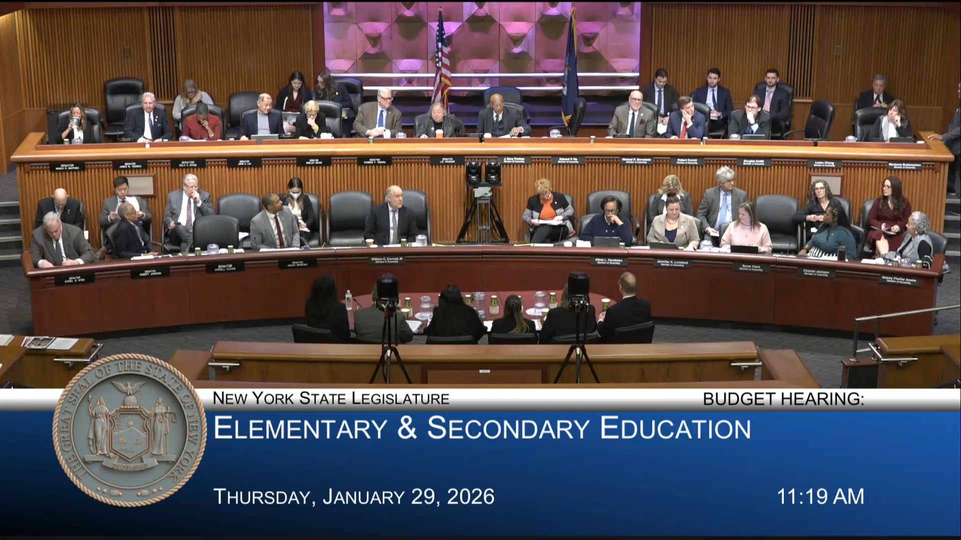 Education Commissioner Testifies During Budget Hearing on Elementary and Secondary Education