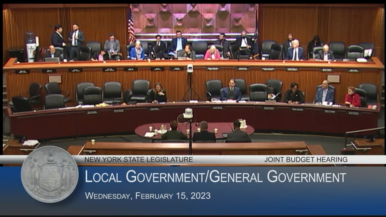 Rochester Mayor Testifies During Budget Hearing on Local/General Government